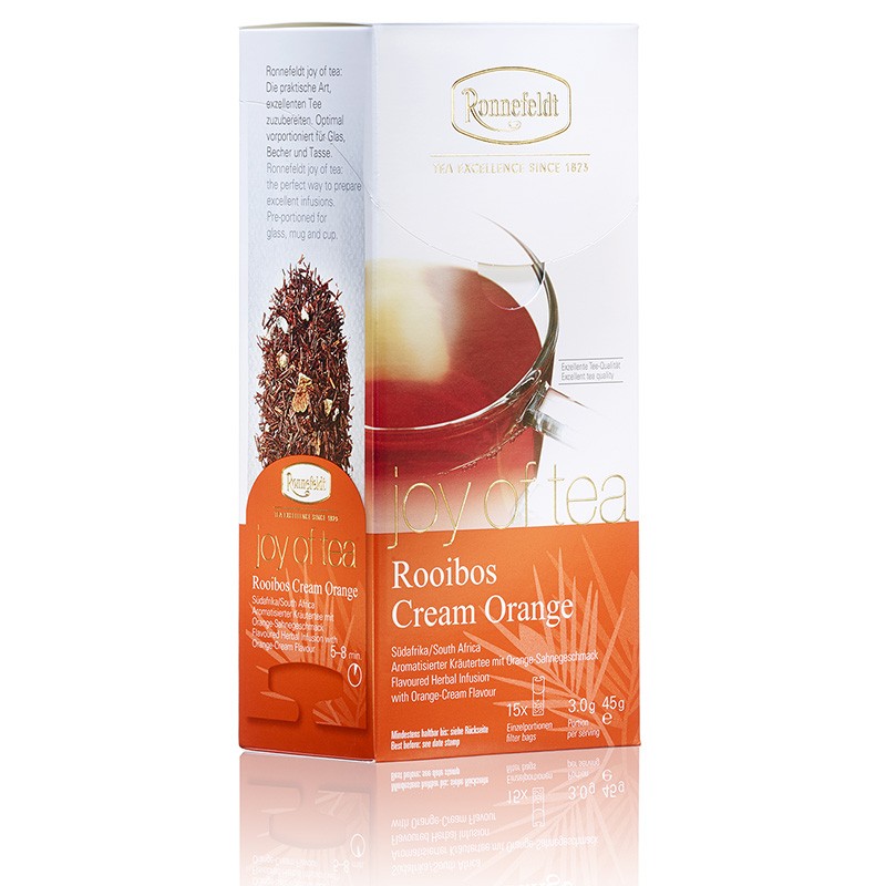 Rooibos Cream Orange - Joy of Tea, Teebeutel, Rooibos Tee, aromatisiert